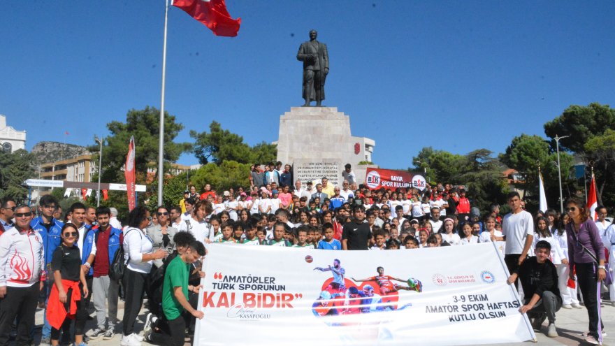 AMATÖR SPOR HAFTASI ETKİNLİKLERLE BAŞLADI