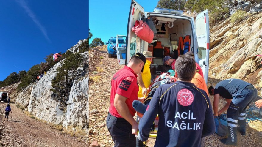 Kayalıklara düşen İngiliz yamaç paraşütçüsü öldü