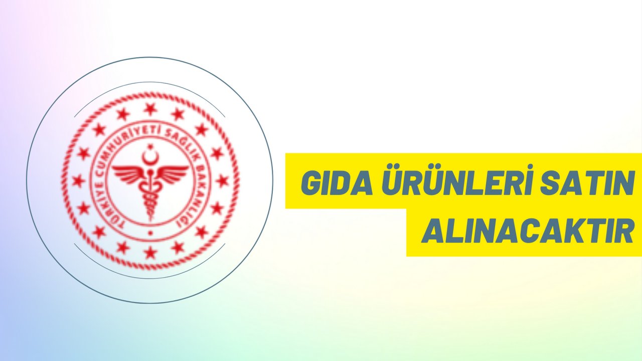 Gıda ürünleri satın alınacaktır