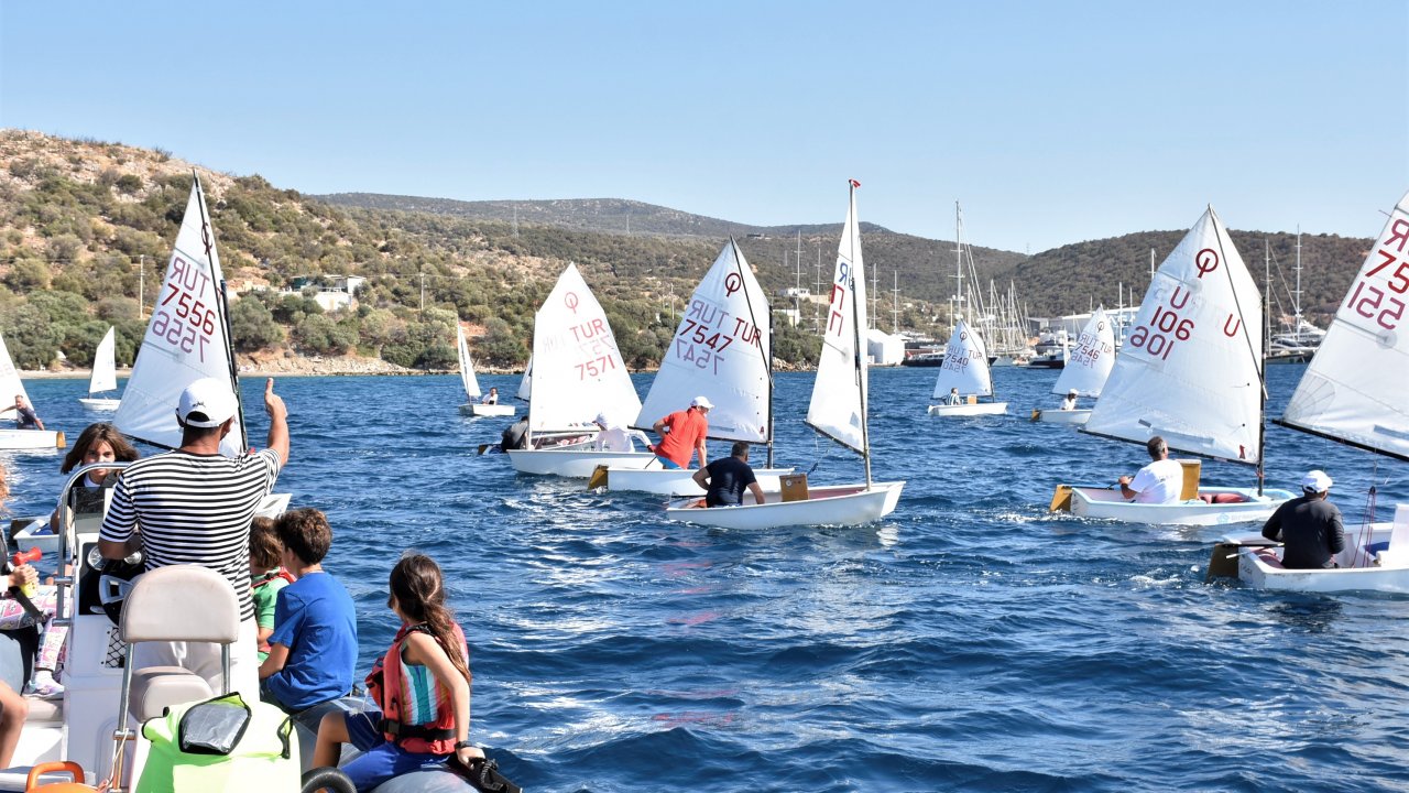 Bodrum'da çocukların hakemlik yaptığı 
