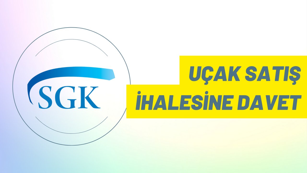 Uçak satış ihalesine davet
