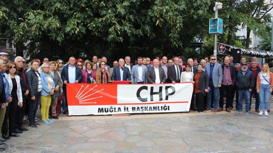 CHP Muğla İl Başkanı Zeybekoğlu: “Halkı ve basını susturmayı başaramayacaksınız”