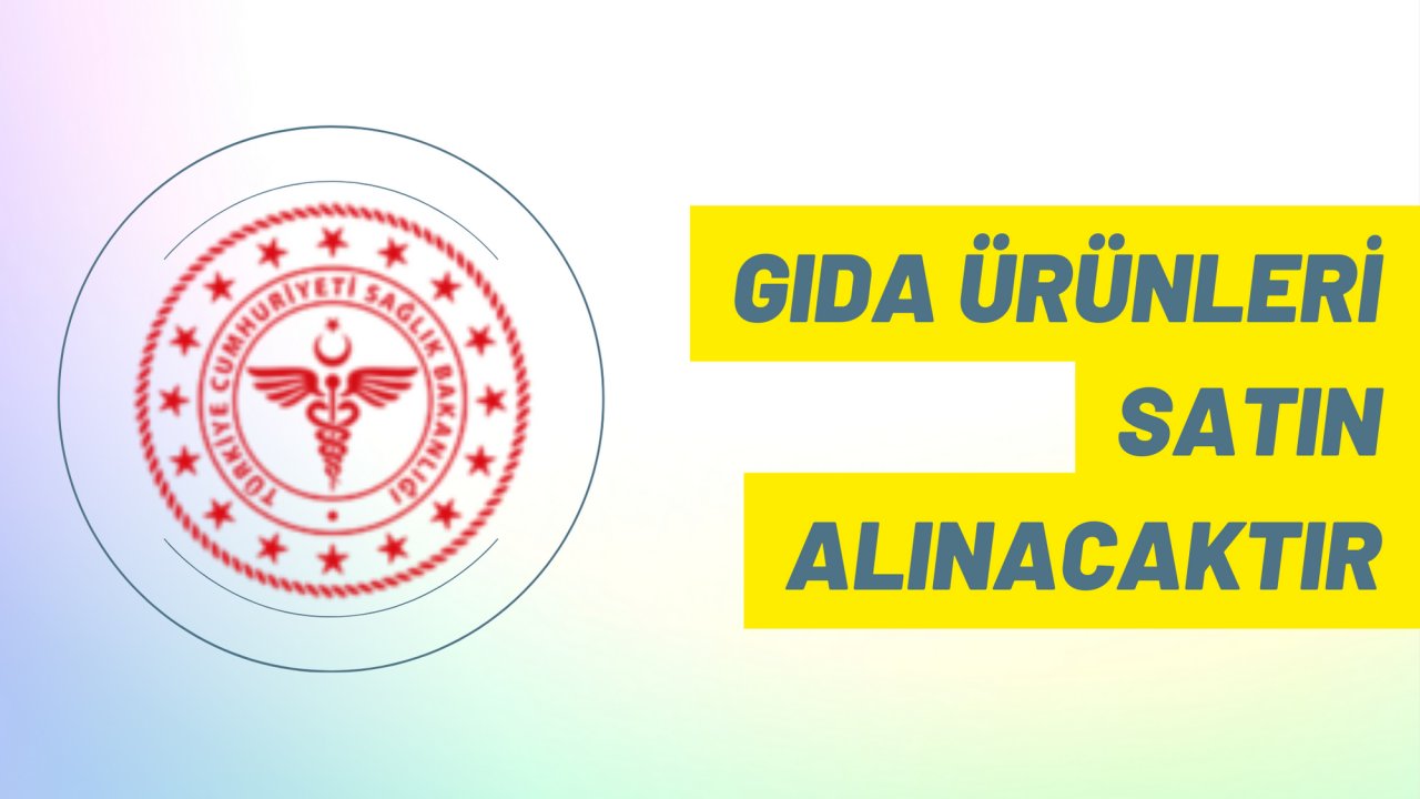 Gıda ürünleri satın alınacaktır