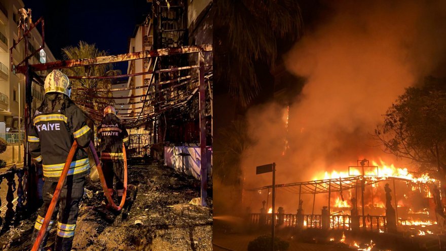 Marmaris'te otelde çıkan yangınla ilgili gözaltına alınan şüpheli tutuklandı