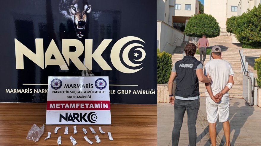 Uyuşturucuyla yakalanan motosiklet sürücüsü tutuklandı