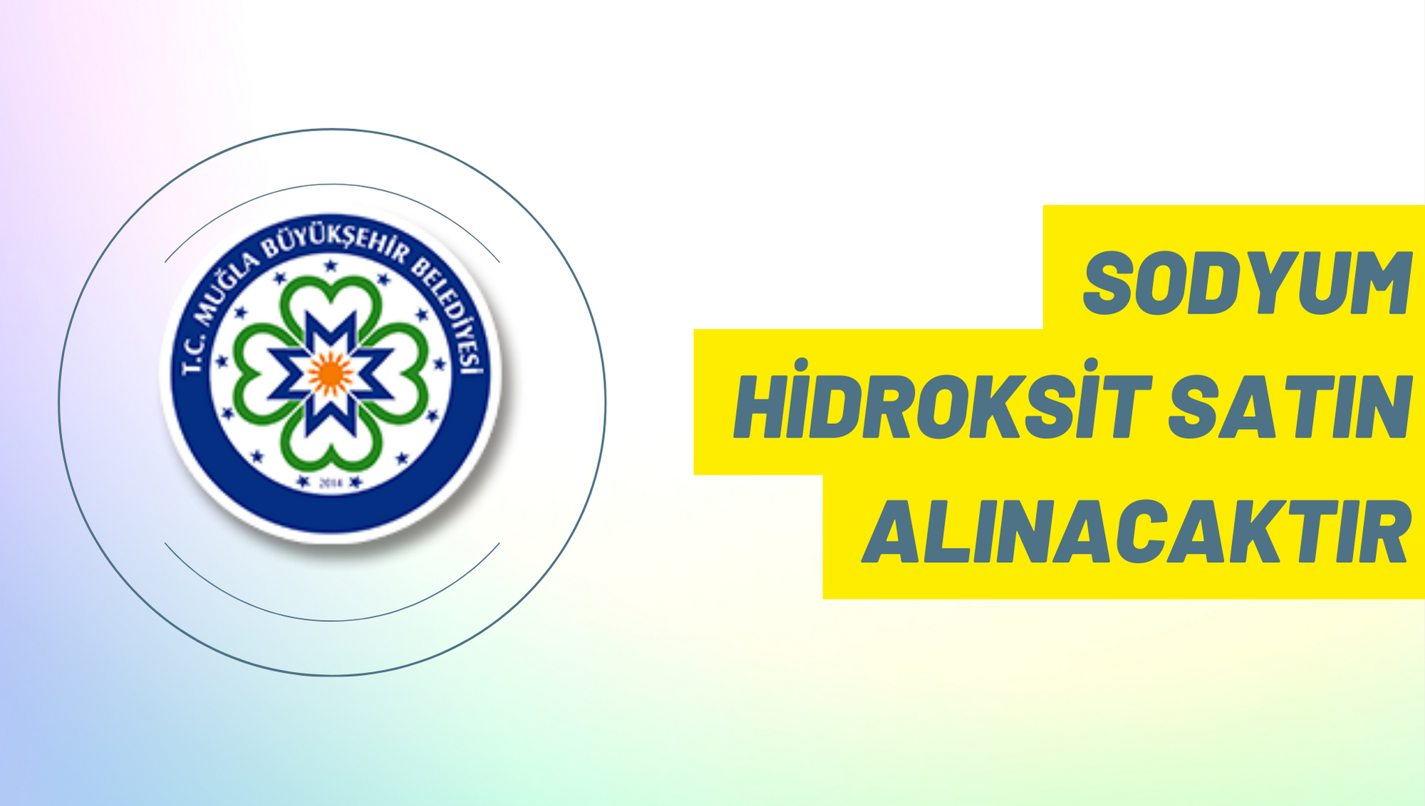 Sodyum hidroksit satın alınacaktır