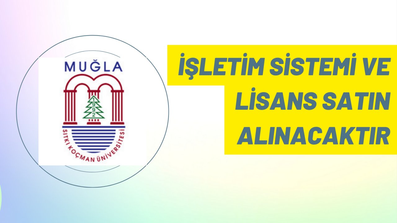 İşletim sistemi ve lisans satın alınacaktır