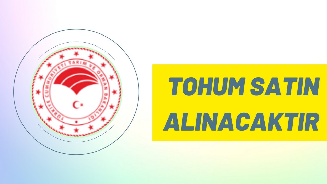 Tohum satın alınacaktır