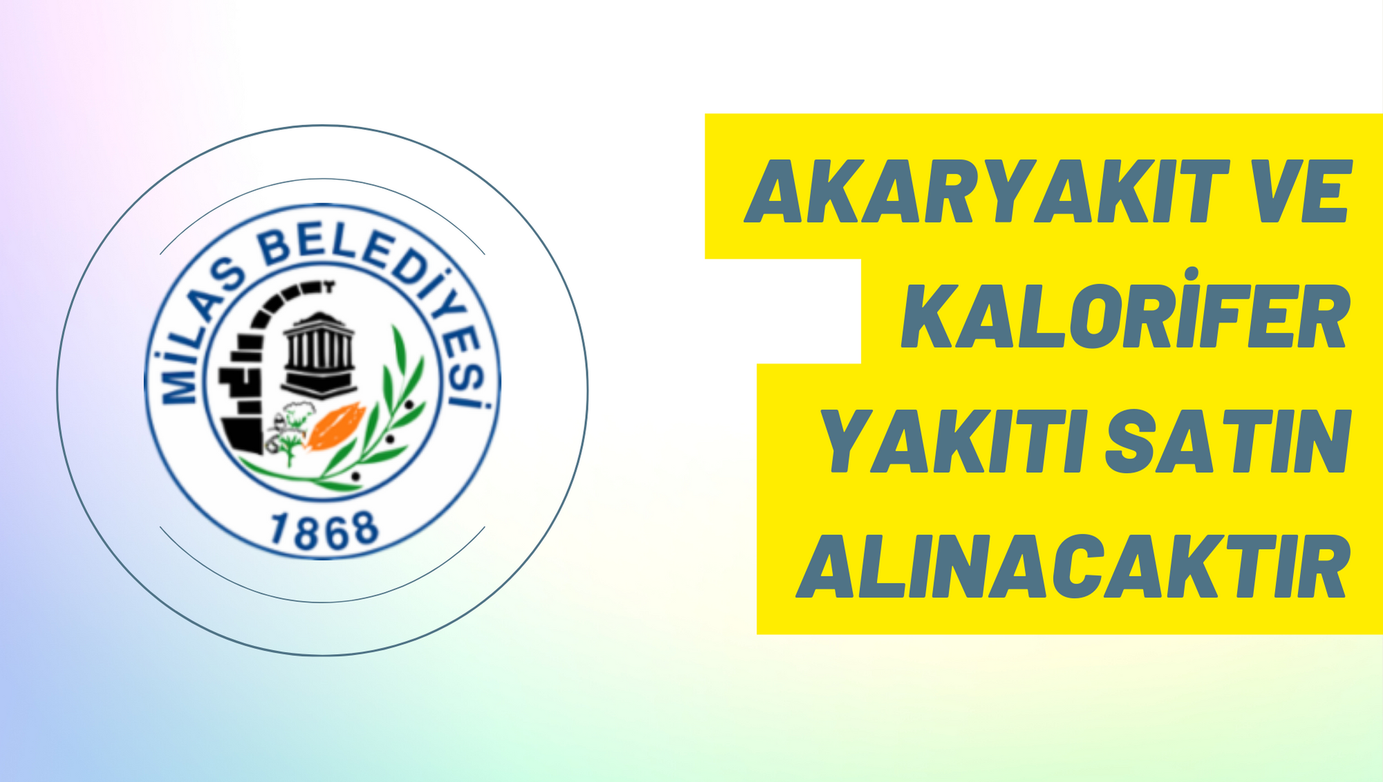 Akaryakıt ve kalorifer yakıtı satın alınacaktır