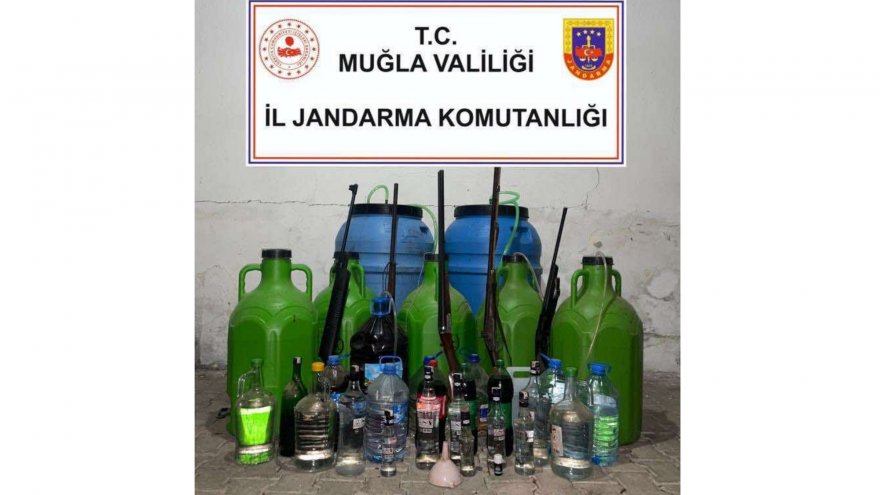 MİLAS’TA KAÇAK ALKOL OPERASYONU