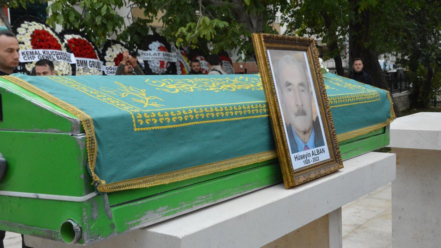 HÜSEYİN ALBAN SON YOLCULUĞUNA UĞURLANDI