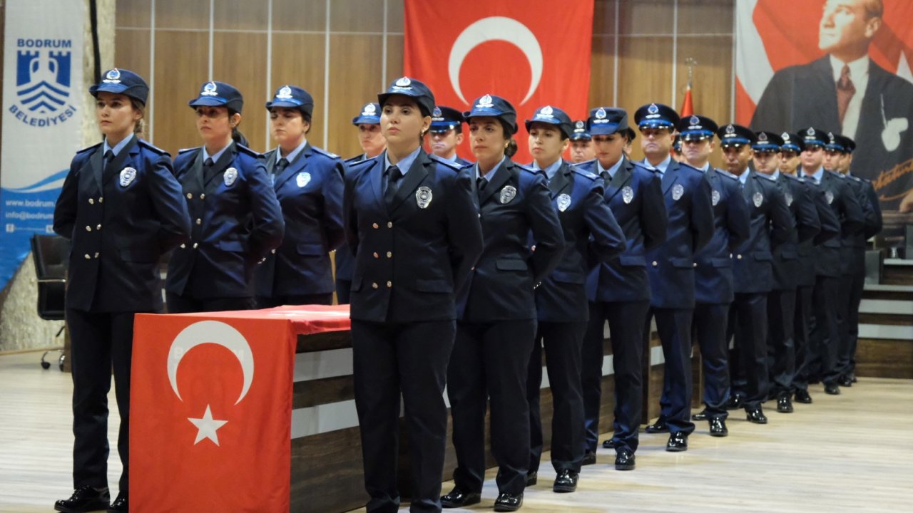 Bodrum’da memuriyete geçiş yemin töreni gerçekleşti