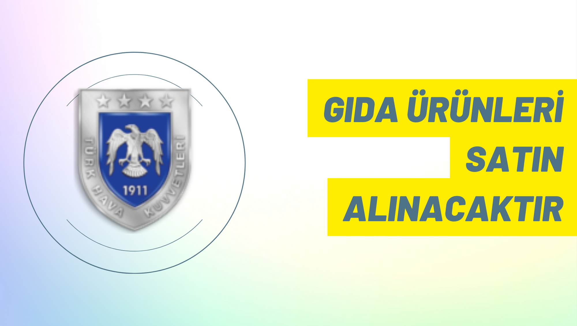 Gıda ürünleri satın alınacaktır