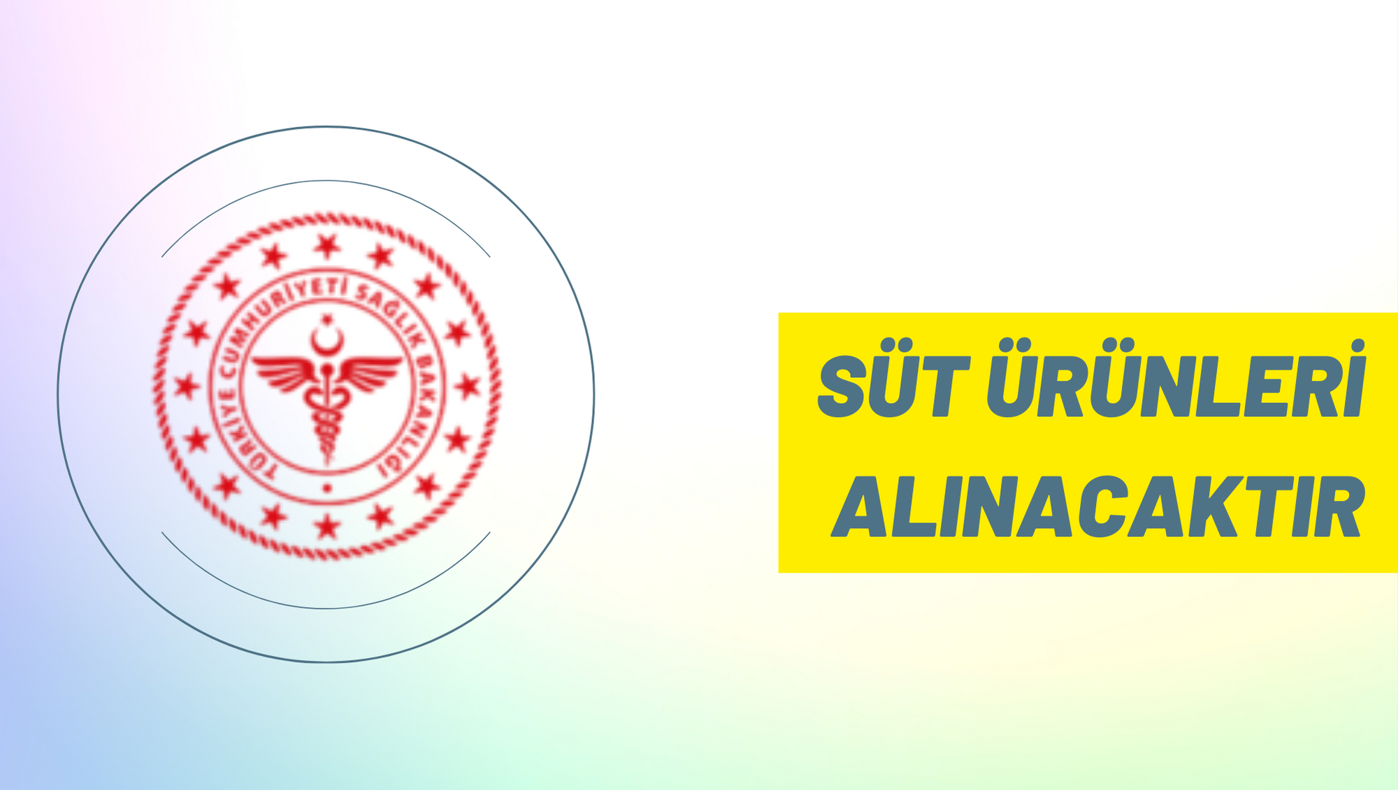 Süt Ürünleri Alınacaktır