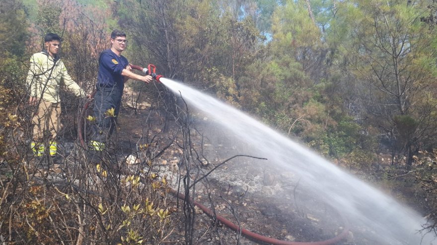 Seydikemer'de çıkan orman yangını söndürüldü