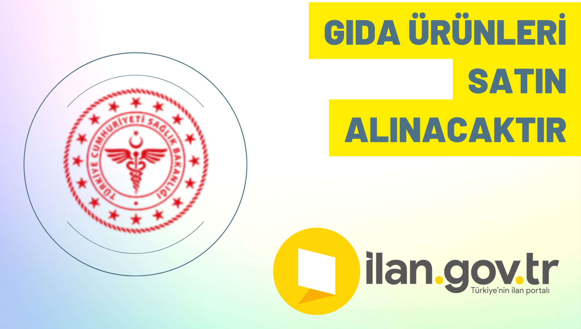 Gıda ürünleri satın alınacaktır