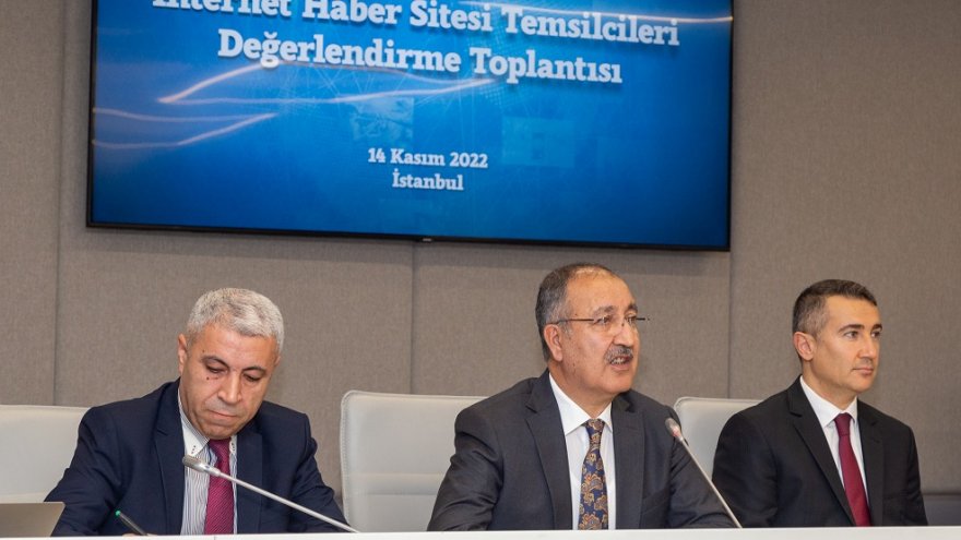 Mevzuat çalışmalarında söz sırası internet haber sitelerinde