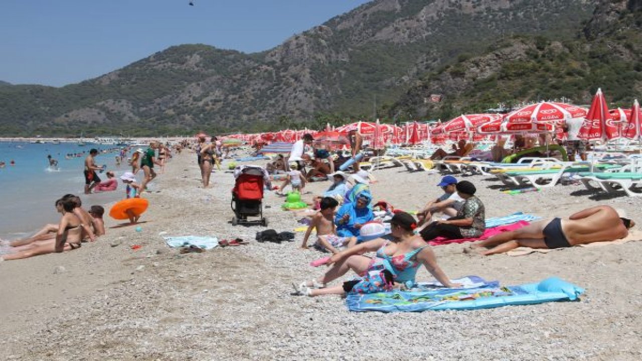 Sıcak hava sahilleri doldurdu