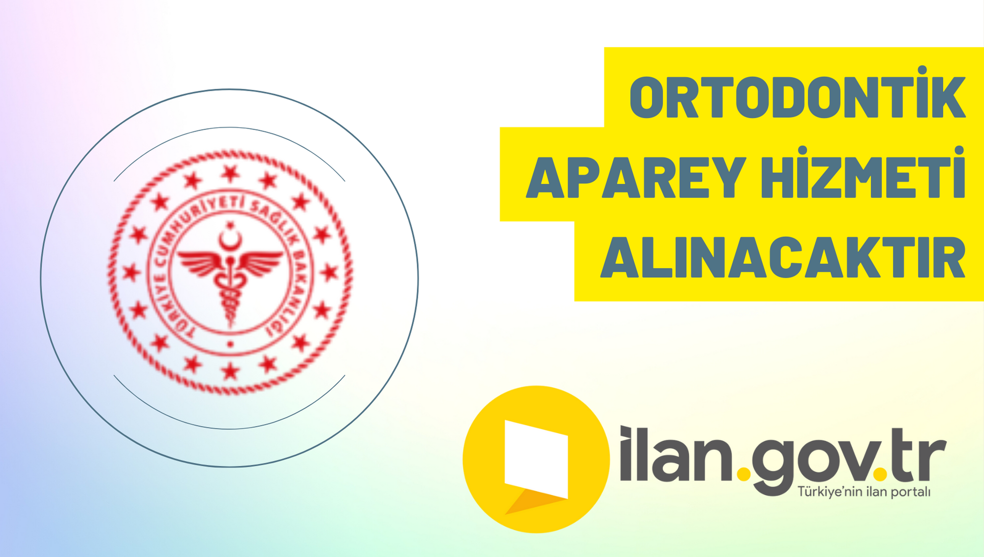 Ortodontik aparey hizmeti alınacaktır