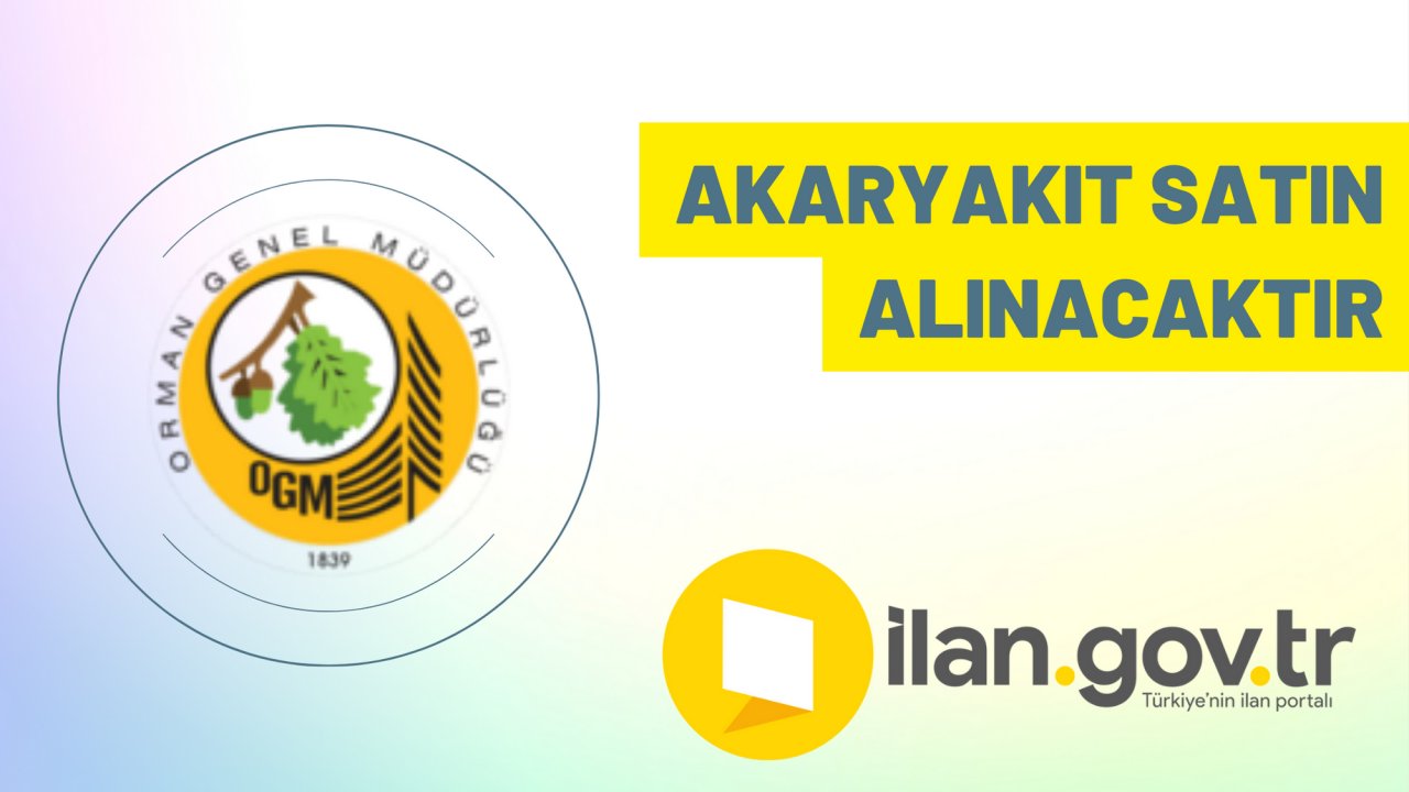 Akaryakıt satın alınacaktır