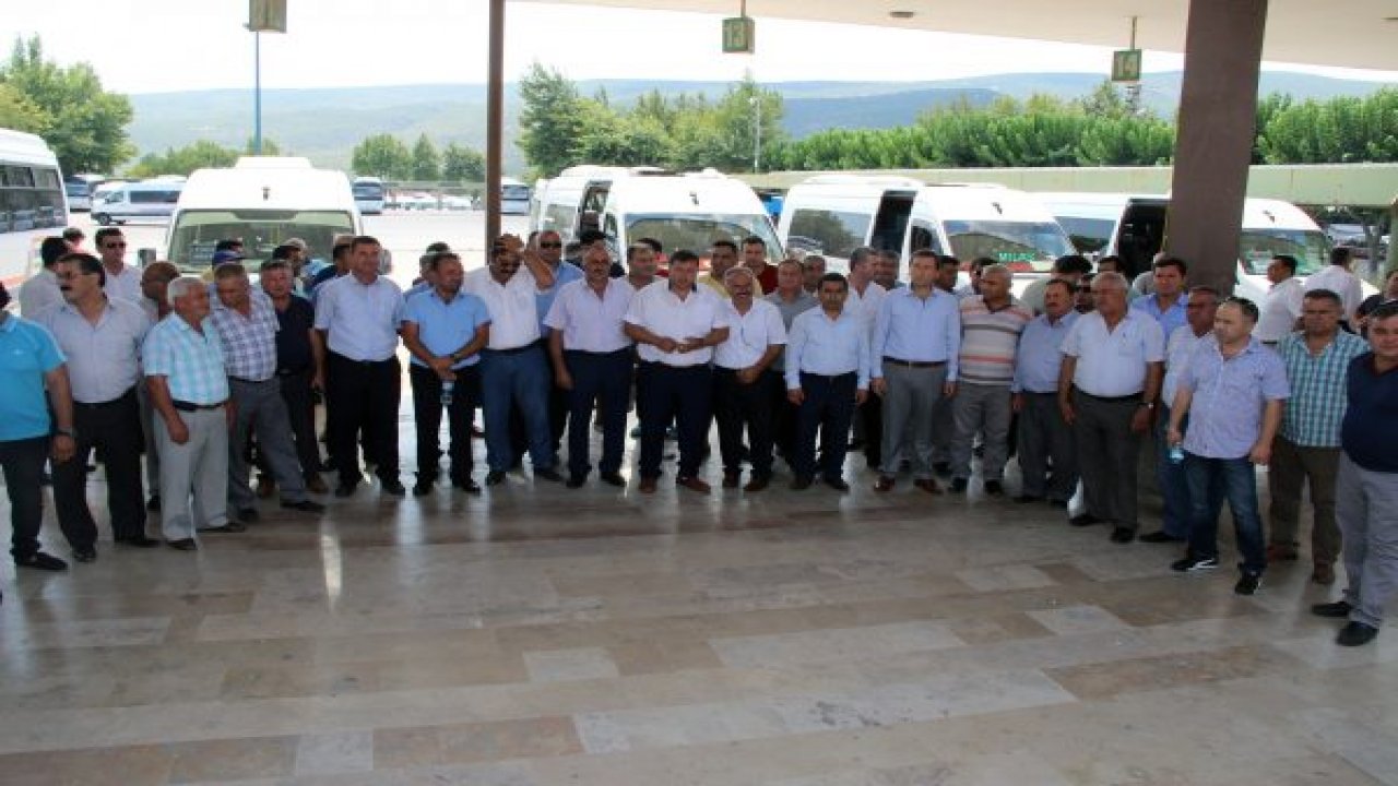 Toplu taşıma kooperatifi başkanlarından kınama