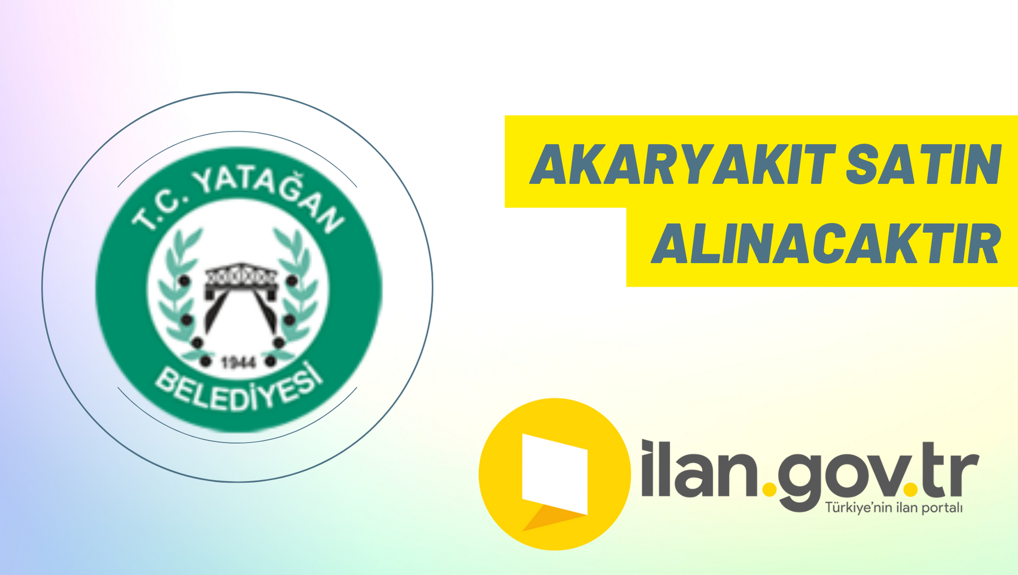 Akaryakıt satın alınacaktır