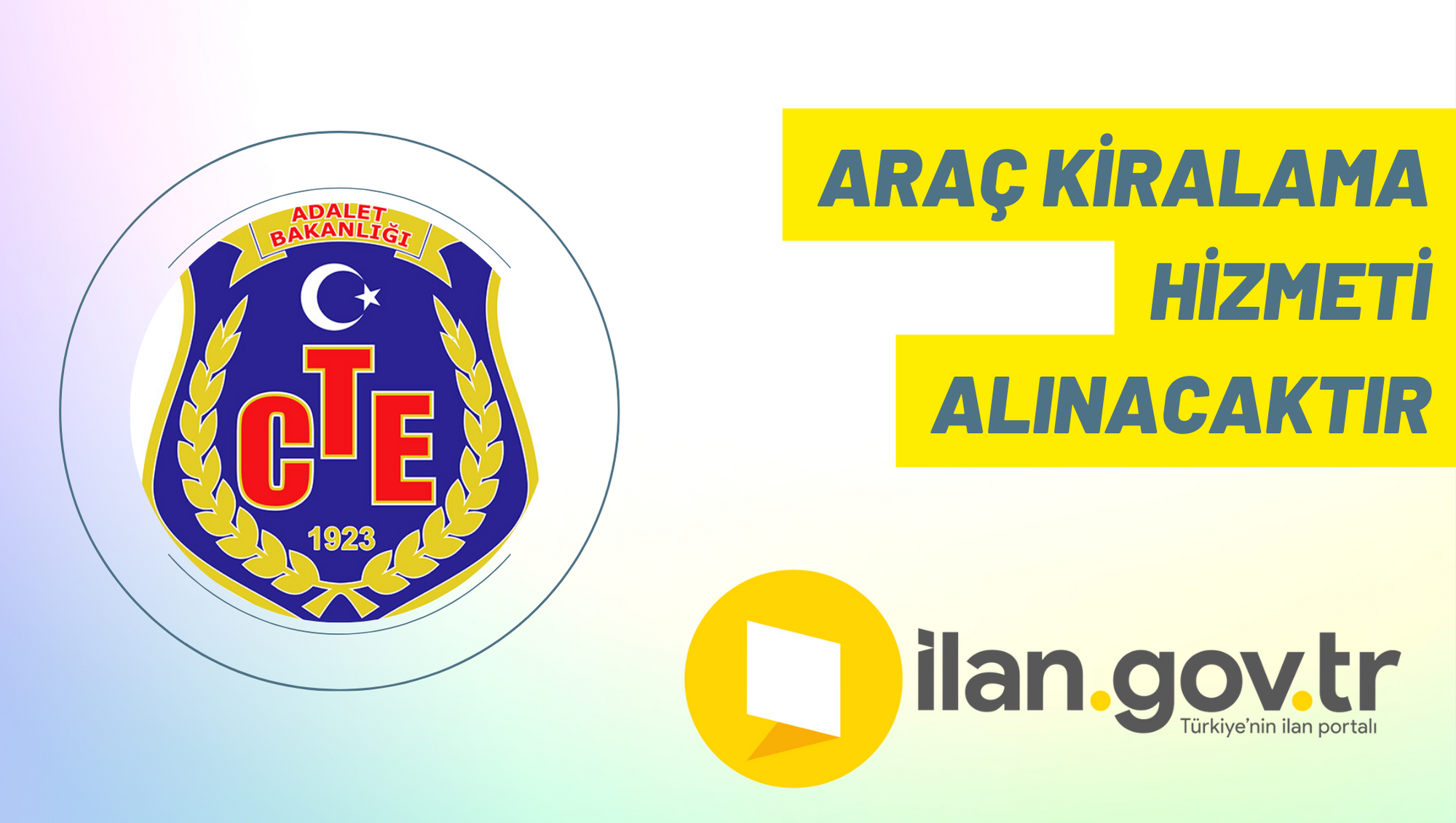 Araç kiralama hizmeti alınacaktır