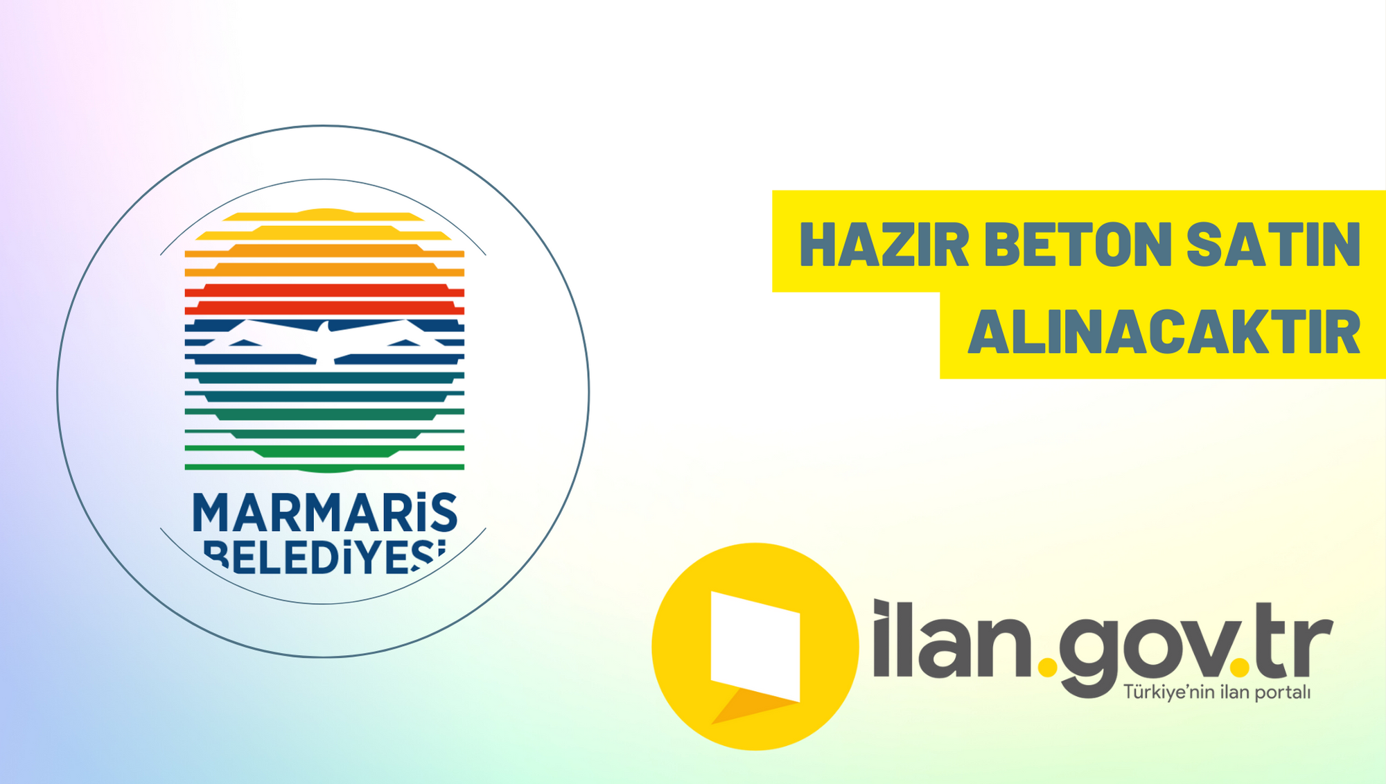 Hazır beton satın alınacaktır