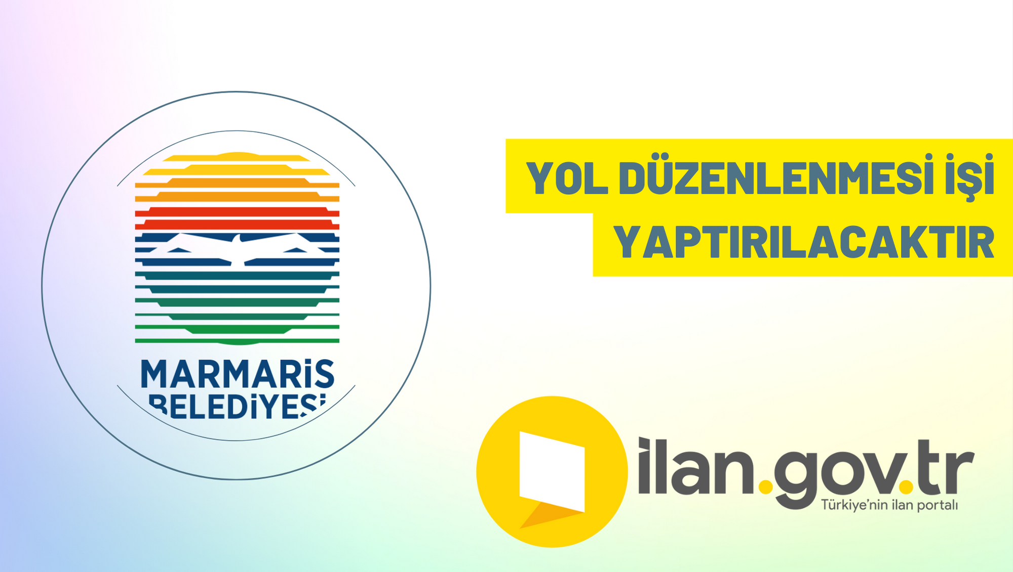 Yol düzenlenmesi işi yaptırılacaktır