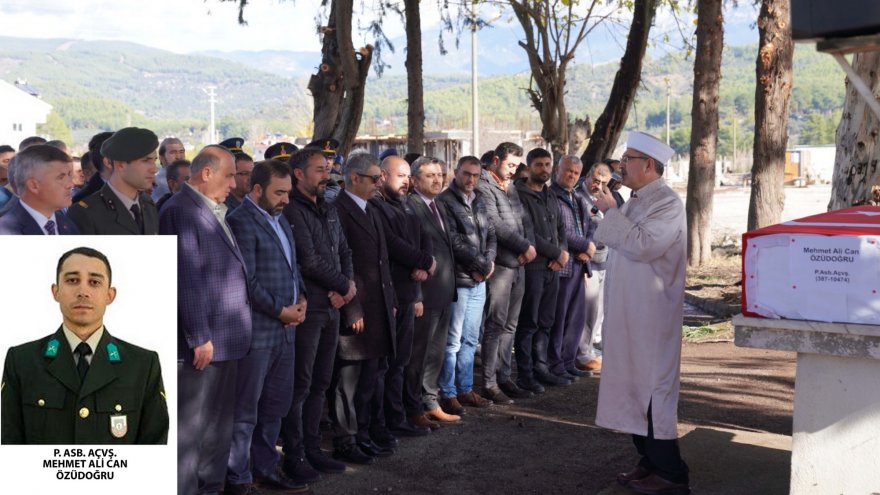 VEFAT EDEN ASKER SEYDİKEMER’DE SON YOLCULUĞUNA UĞURLANDI