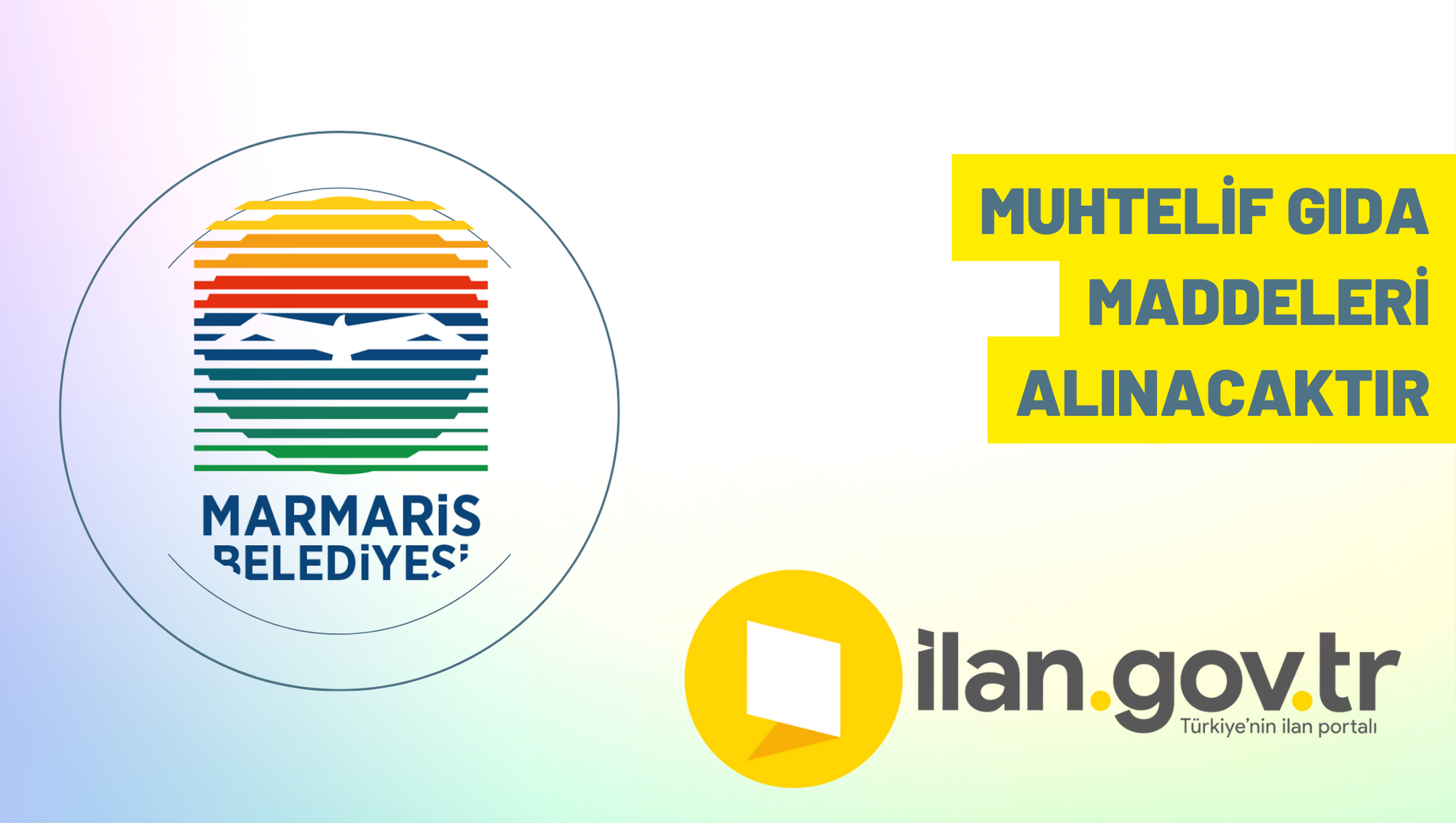 Muhtelif gıda maddeleri alınacaktır