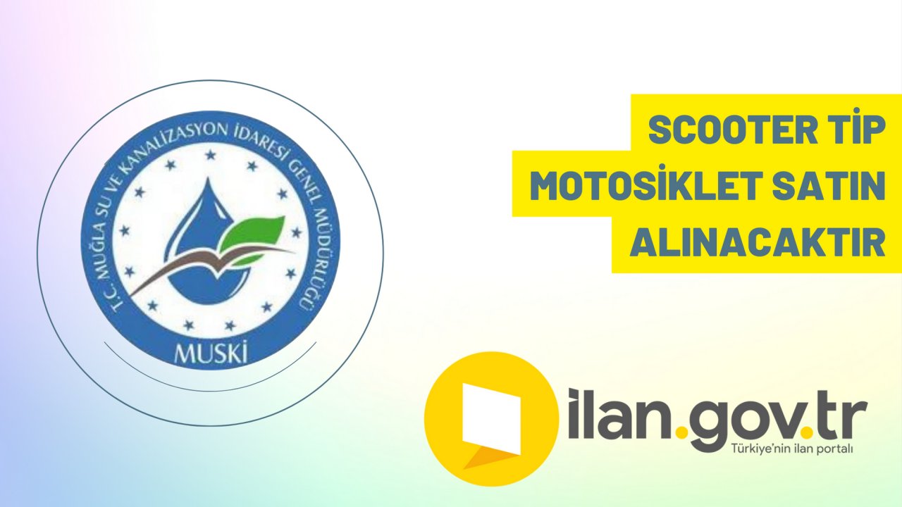Scooter tip motosiklet satın alınacaktır