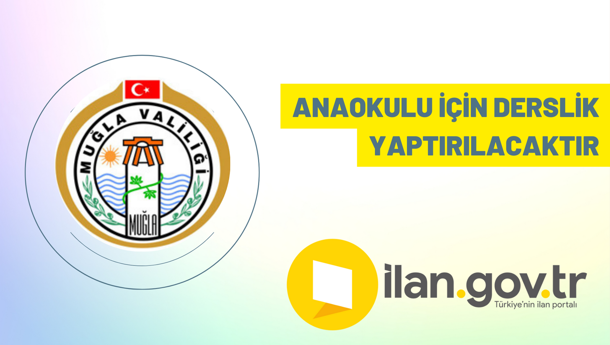 Anaokulu için derslik yaptırılacaktır