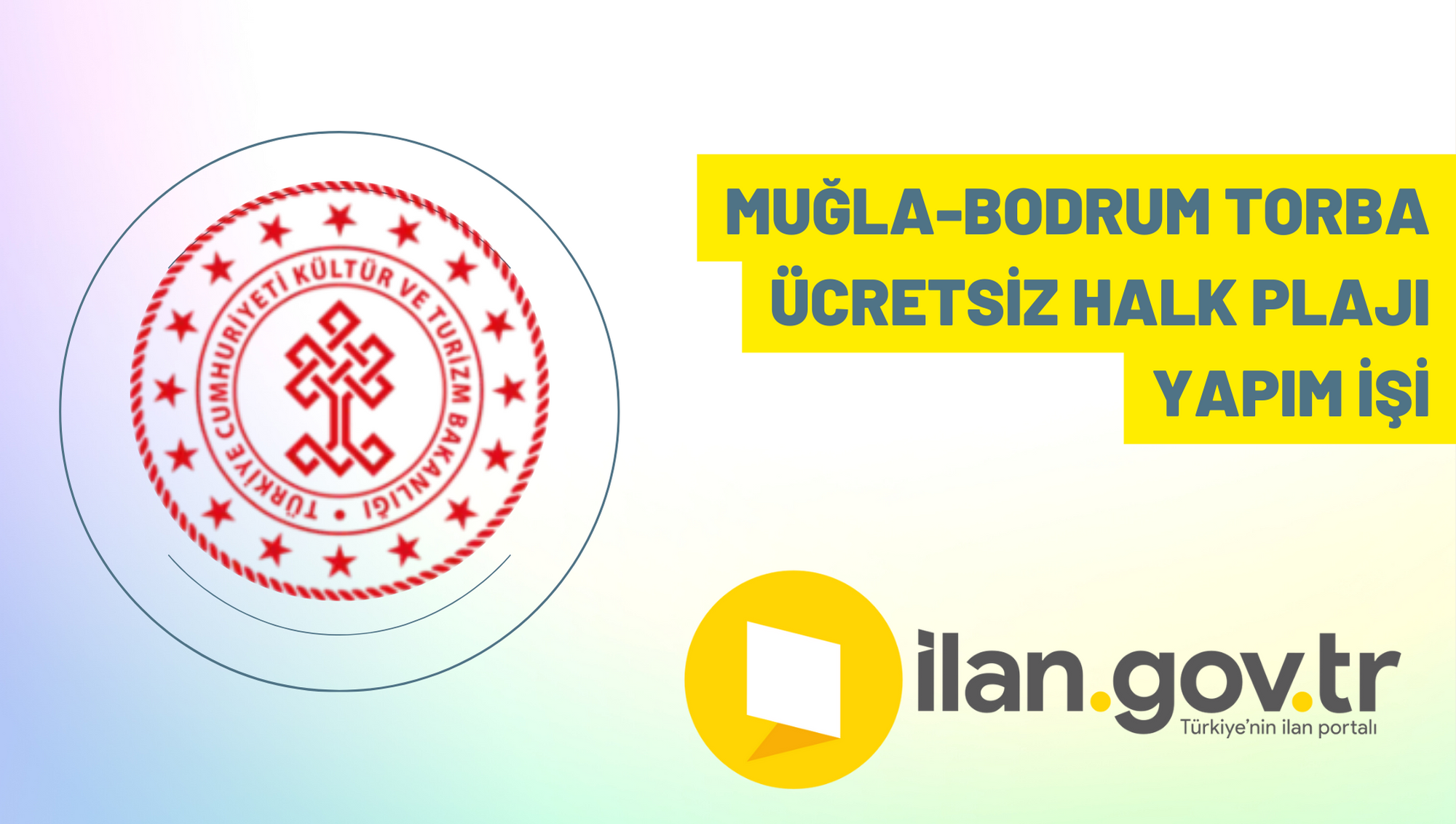 Muğla-Bodrum Torba Ücretsiz Halk Plajı Yapım İşi