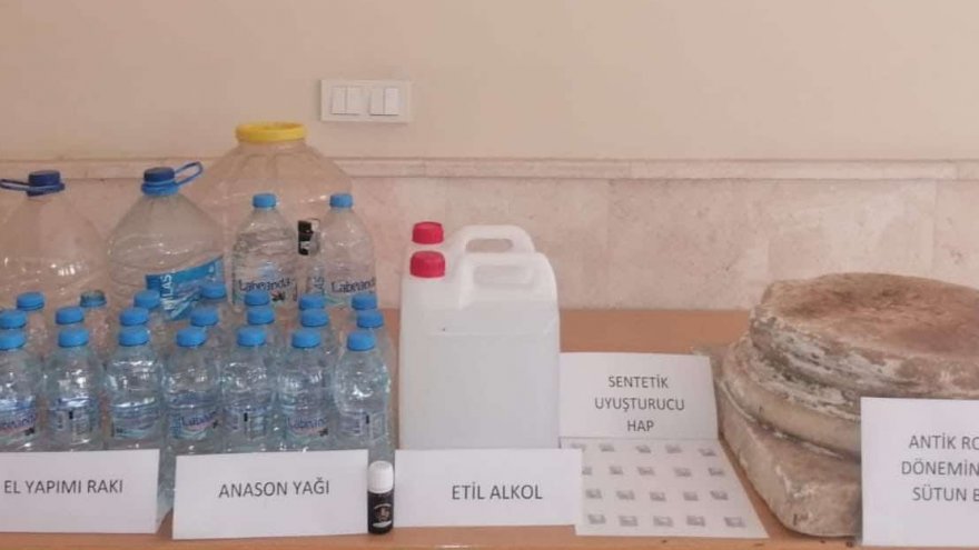 Evinde tarihi eser ele geçirilen şüpheli gözaltına alındı