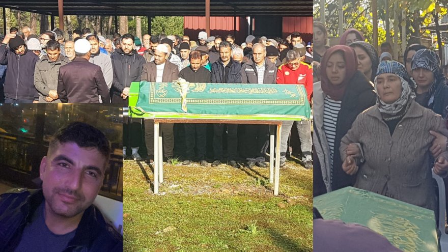 İŞ KAZASINDAN HAYATINI KAYBEDEN TURAN’IN CENAZESİ TOPRAĞA VERİLDİ