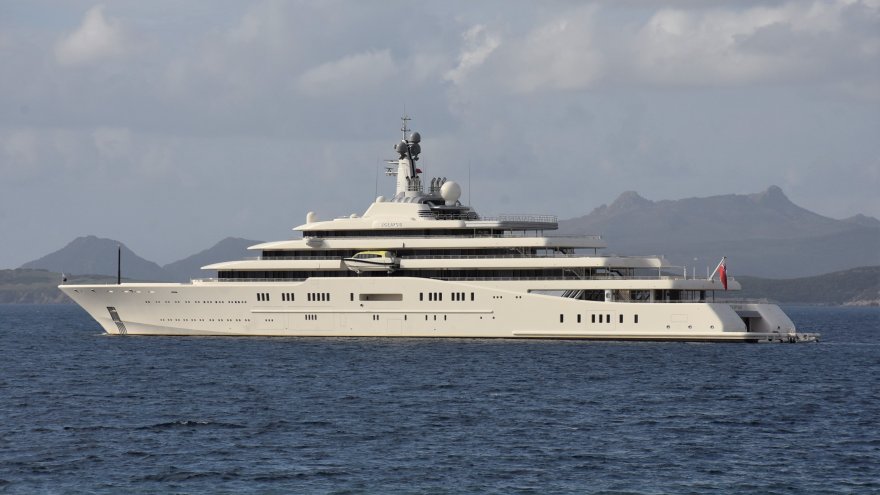 Abramoviç'in lüks yatı 