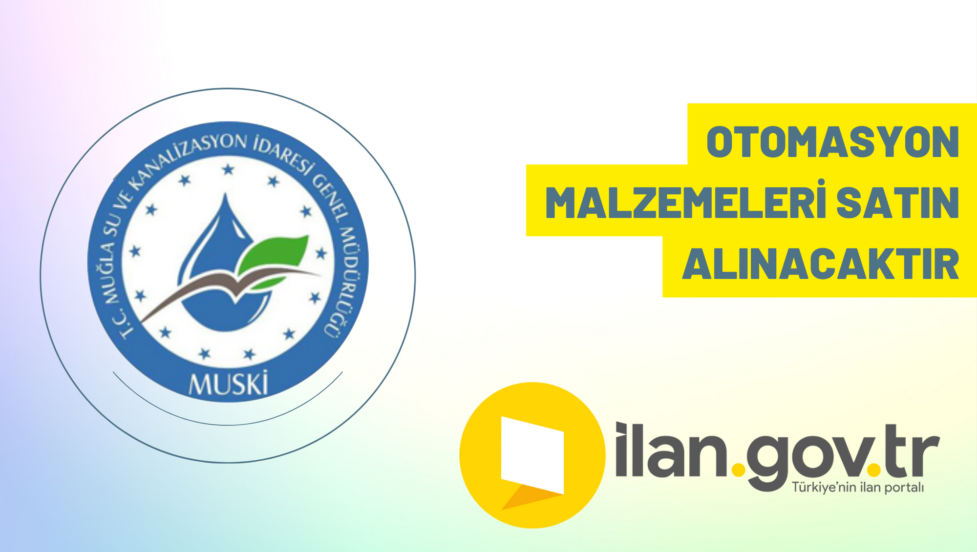Otomasyon malzemeleri satın alınacaktır