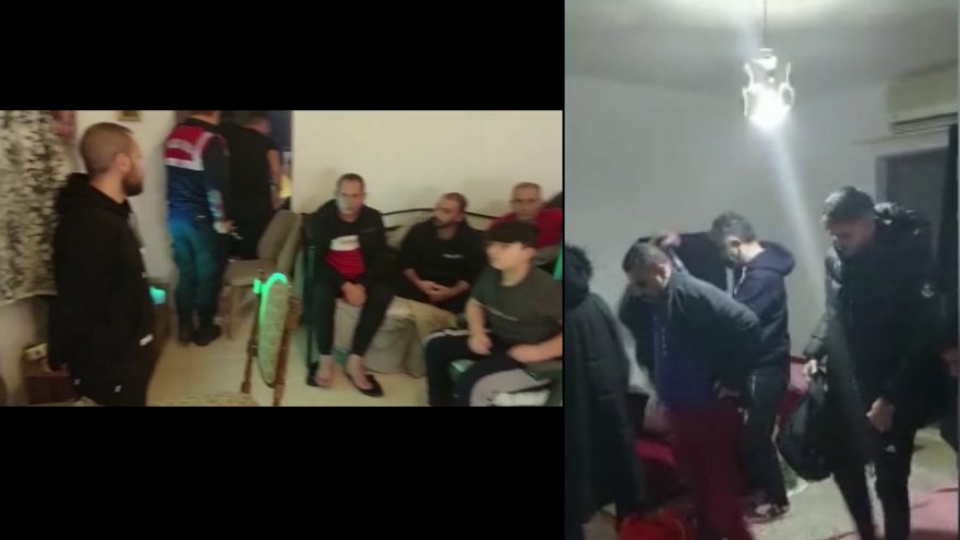 Datça'da iki ayrı eve düzenlenen baskında 30 düzensiz göçmen yakalandı