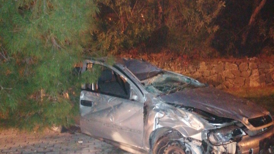 Muğla'da trafik kazasında 2 kişi yaralandı