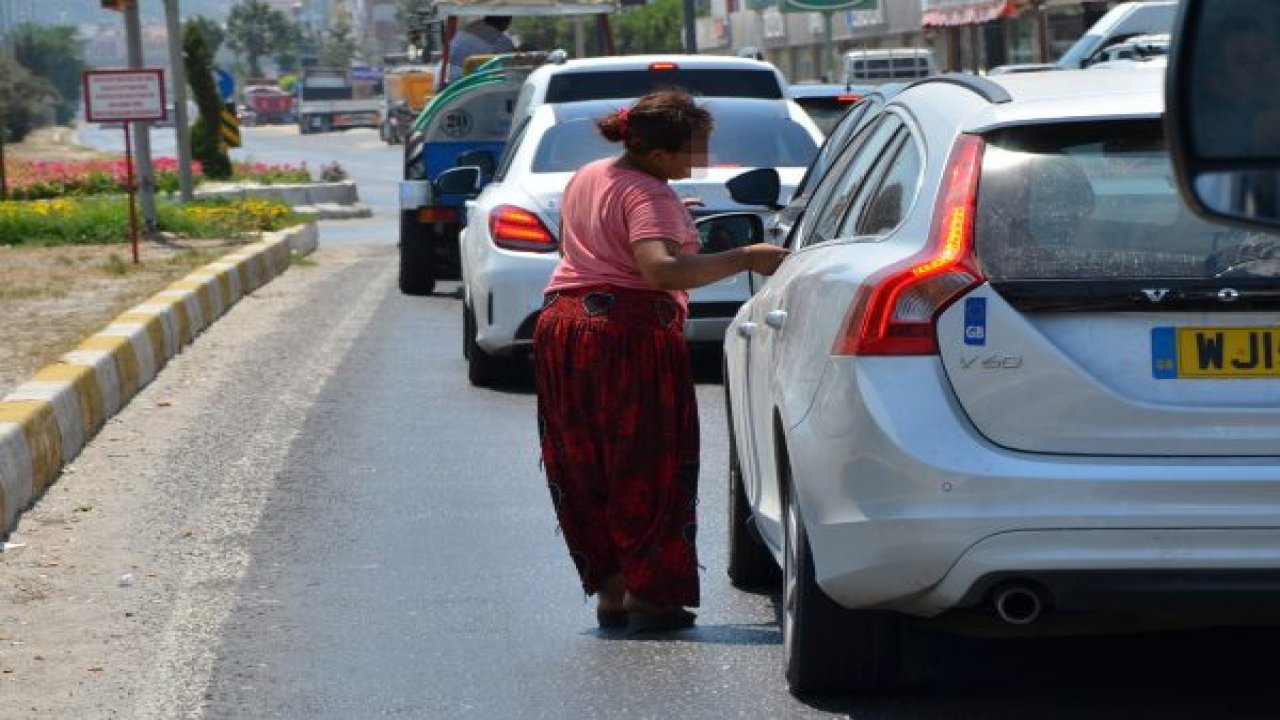 Sürücülerinin dilenci tepkisi