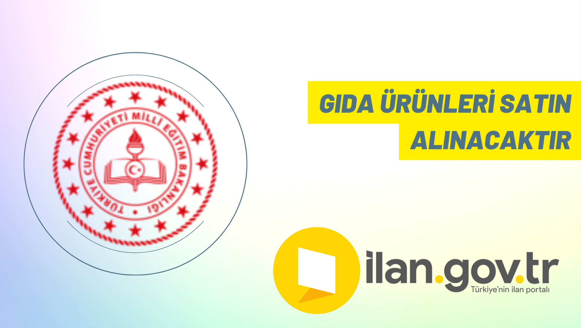 Gıda ürünleri satın alınacaktır