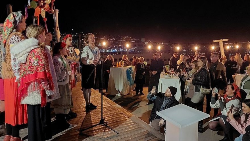 Bodrum'da yaşayan yabancılar için yılbaşı etkinliği düzenlendi