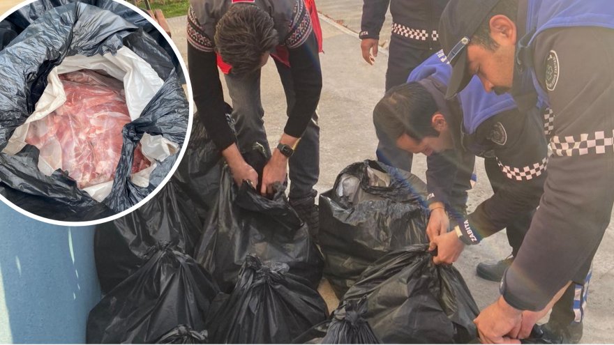 Otogarda 308 kilogram hayvansal ürün ele geçirildi