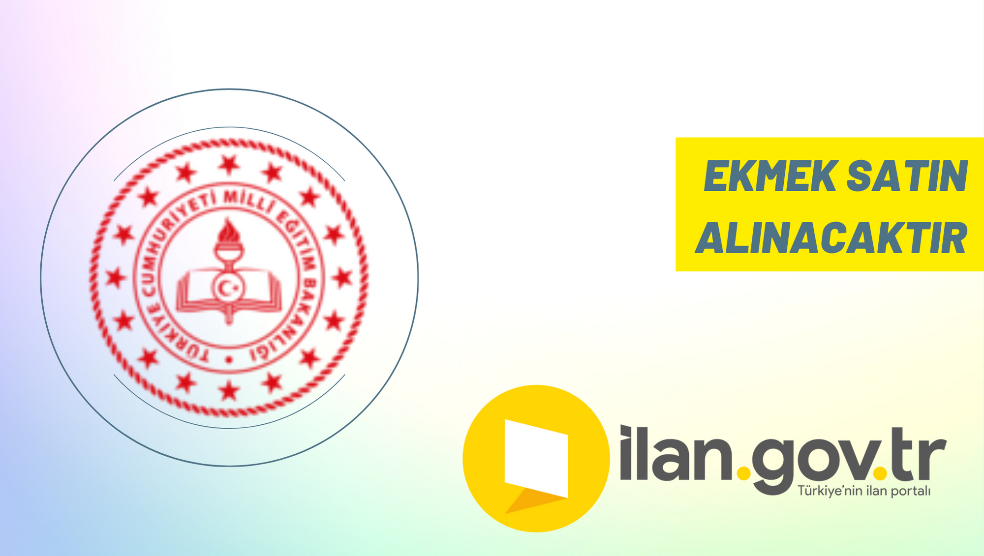 Ekmek satın alınacaktır