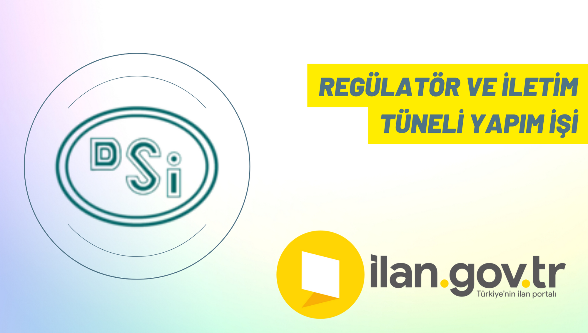 Regülatör ve iletim tüneli yapım işi