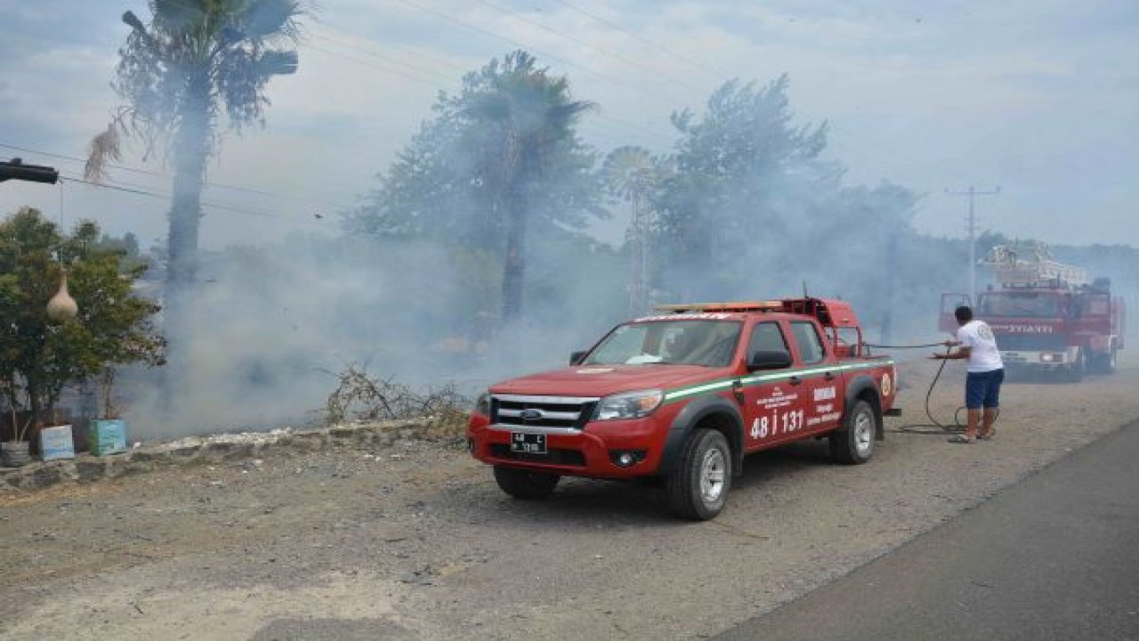 Elektrik tellerinden yangın çıktı