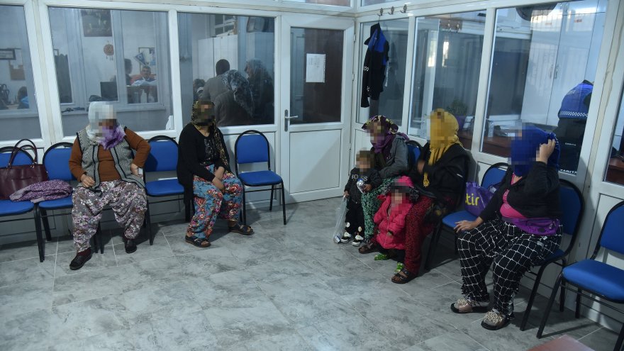 5 dilenci yakalandı