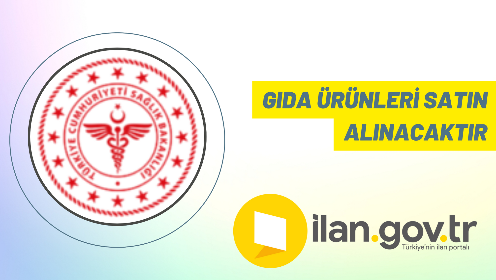 Gıda ürünleri satın alınacaktır