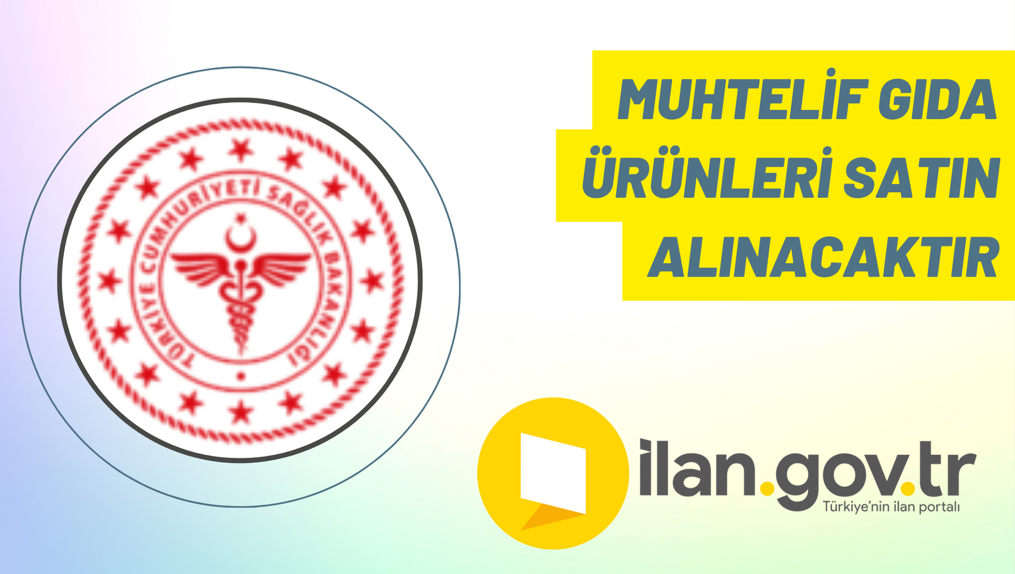 Muhtelif gıda ürünleri satın alınacaktır